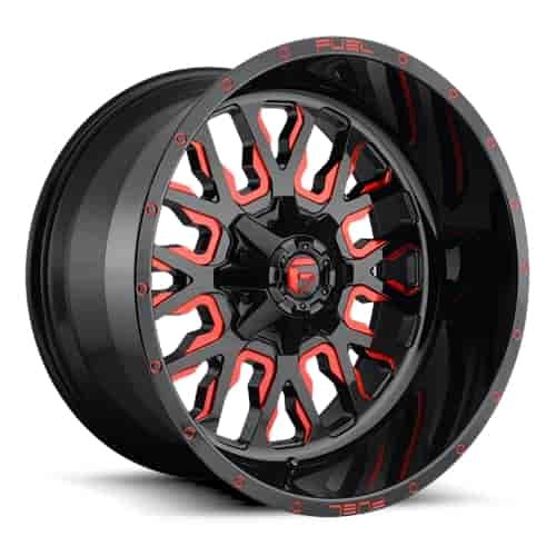 D612 Stroke One Piece Cast Aluminum Wheel Size: 20" x 10"