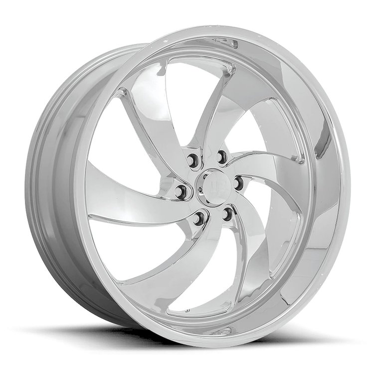 U132240077+25L U132 DESPERADO Wheel [Size: 24"x10"] Chrome Finish, Left/Driver Side
