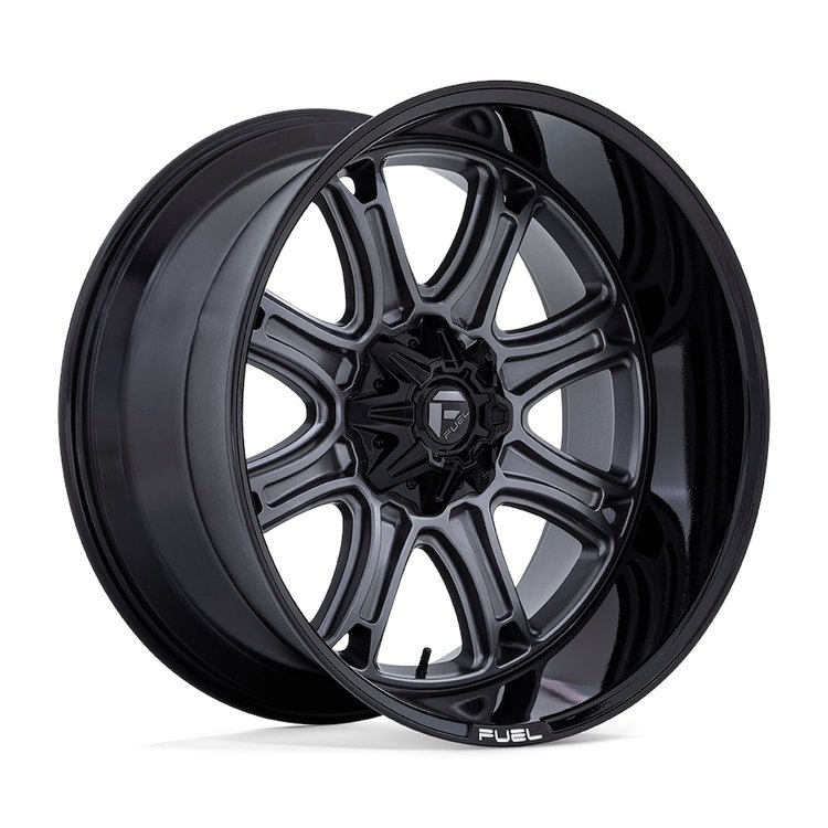 FC853AB20908701 853 DARKSTAR Wheel [Size: 20"x9"] Matte Gunmetal w/Black Lip Finish
