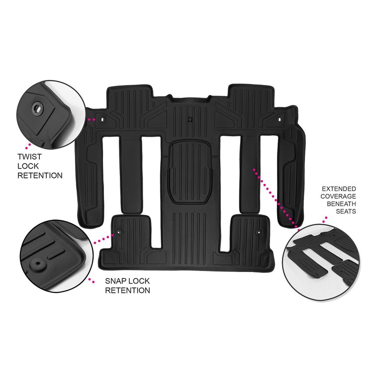 MAXFLOORMAT Second Row Floor Mats