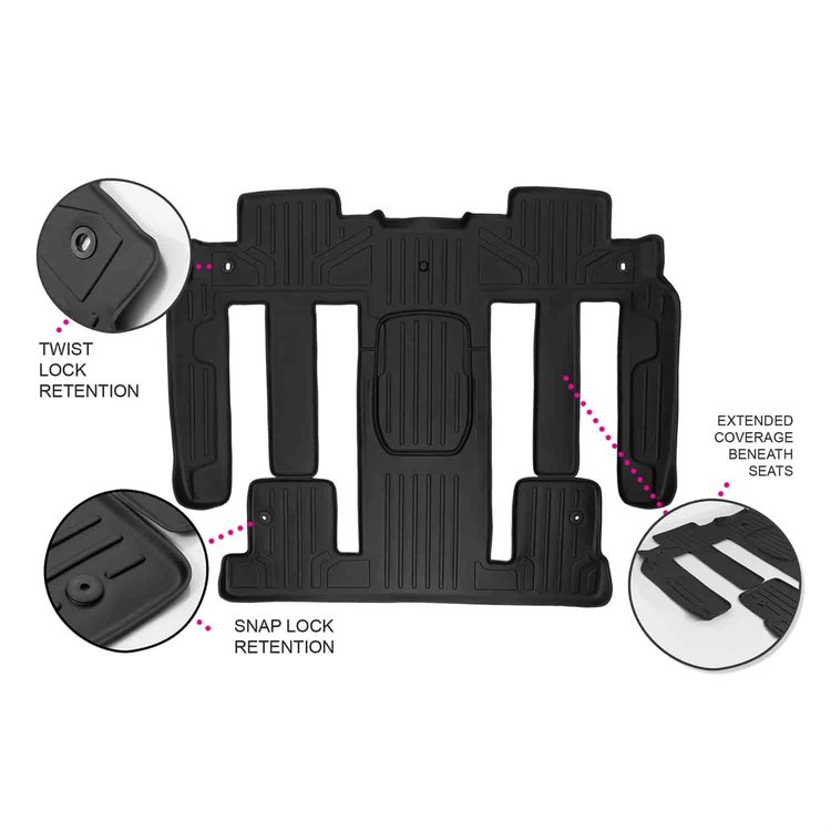 MAXFLOORMAT Second Row Floor Mats