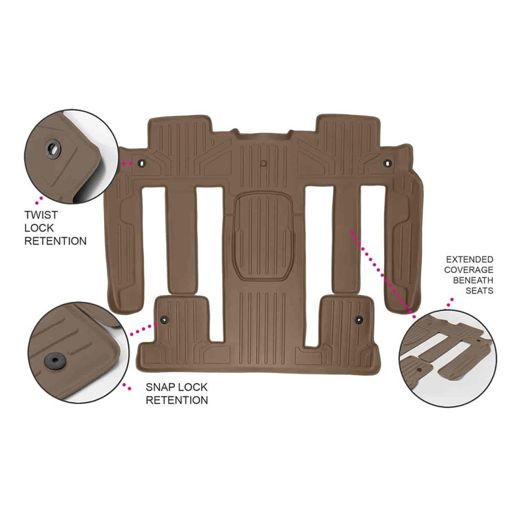 MAXFLOORMAT Second Row Floor Mats