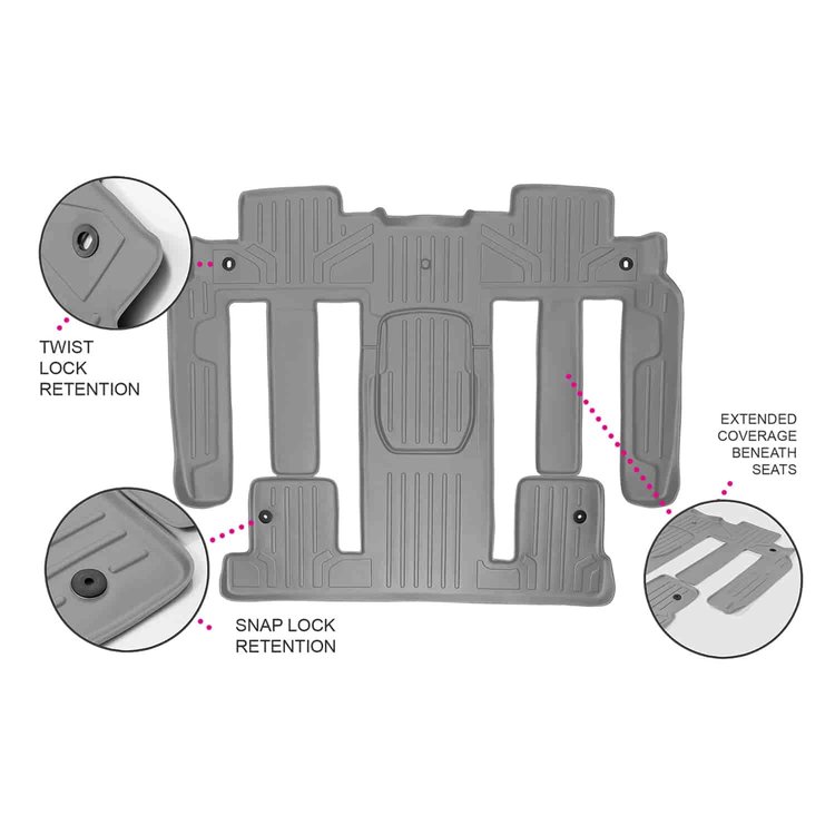 MAXFLOORMAT Second Row Floor Mats