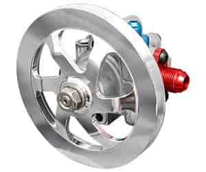 7.2CC STANDARD VOLUME PUMP W/ 6.0 ALUMINUM V-BELT PULLEY (POLISHED)