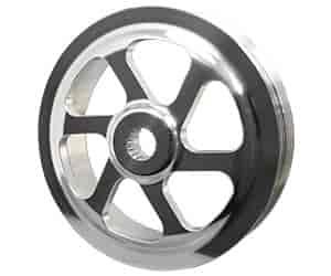 Polished Power Steering Pulley 4.2" Diameter
