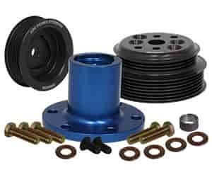 30 PRO SERIES SERPENTINE PULLEY KIT SB FORD 3-BOLT HUB (BELT Sold Separately)