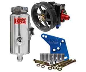 302CI. FORD HEAD MOUNT CAST IRON PUMP W/ REMOTE TANK / 4.2 SERPENTINE PULLEY