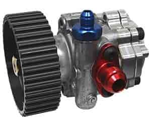 Aluminum Power Steering Pump 3/8" Female Out For Fuel Pump Drive