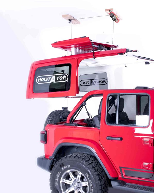 Hoist-A-Top with Electric Hoist for 2018-2019 Jeep Wrangler JL Unlimited 4-Door