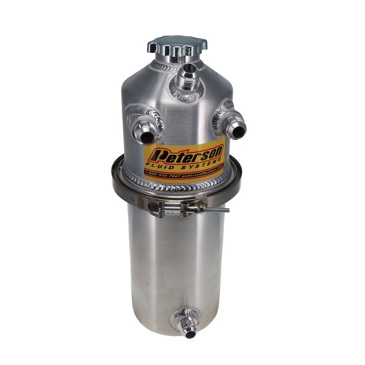 2 Gallon Oil Tank Dual Scavenge Inlet