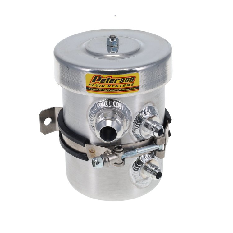Spun Aluminum Oil Breather Tank Designed For LS7 Engine Swaps