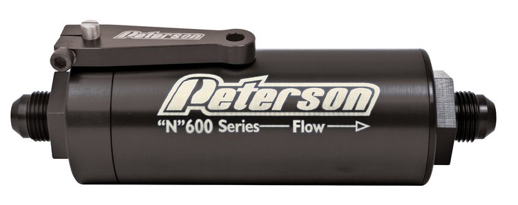 100 Micron Filter W/Ball Valve -6 AN Fittings