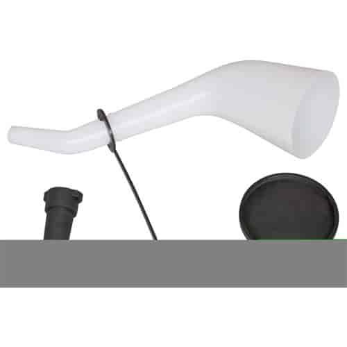 Offset Funnel with Spout Cap and Lid