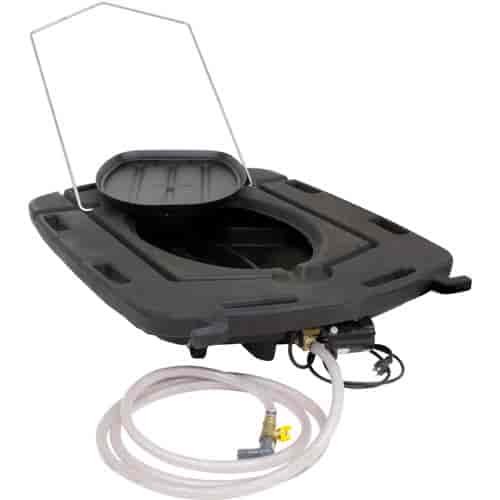 Low Profile Truck Oil Drain with Pump