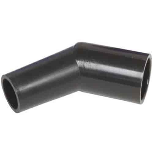 Oil Funnel 45 Degree Elbow Black