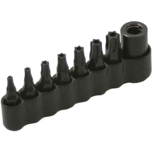 Seven Piece Tamper Resistant Torx Bit Set
