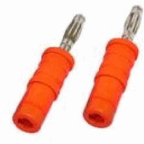 Orange Banana Plug Adapters