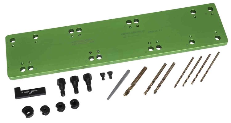 Exhaust Manifold Drill Template Kit for Dodge 4.7L Engine