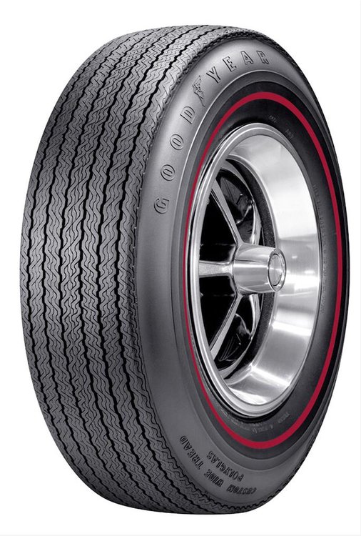 CB4DS Goodyear Collector Series Custom Wide Tread Polyglas G70/14 Tire by Kelsey Tire