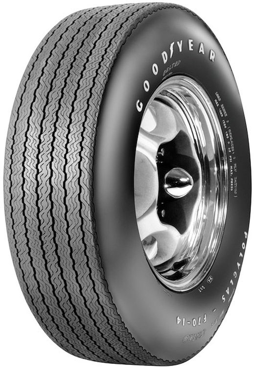 CB5KJ Goodyear Collector Series Custom Wide Tread 2/2 Polyglas Radial Tire by Kelsey Tire