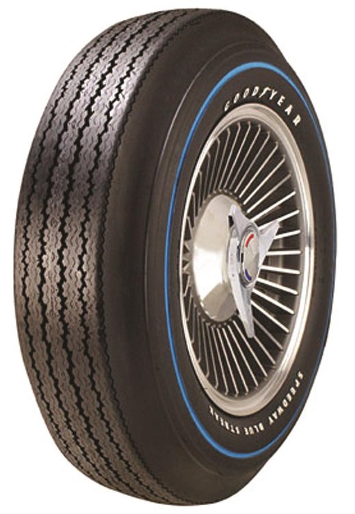 CC3E4 Goodyear Collector Series Power Blue Streak Tire by Kelsey Tire