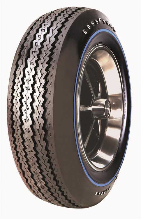 CC56K Goodyear Collector Series Power Blue Streak 695/14 Tire by Kelsey Tire