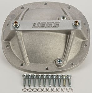 JEGS Embossed Rear End Support Cover Kit GM 10-Bolt Fits 7.5" Ring Gear Case