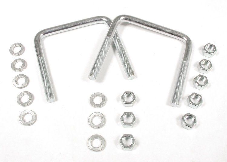 Replacement U-Bolt Hardware Kit Completes One Bar Per Kit