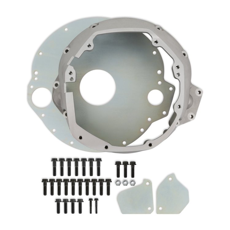Cast-Aluminum Bellhousing Kit for Mopar Gen lll Hemi with GM-Pattern T56 and T-56 Magnum Transmissions