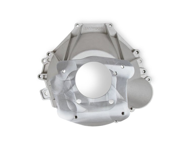Cast-Aluminum Bellhousing Kit for Small Block Ford Engines to Ford-Style T5 Transmission