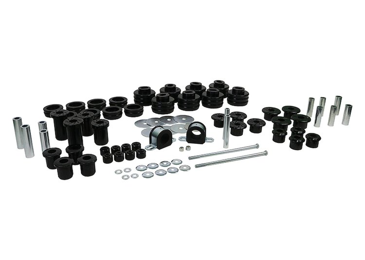 REV002.0132 Front/Rear Suspension Bushing Kit for 2001-2006 Chevy Silverado 2500 HD, 2001-2006 GMC Sierra 2500 HD