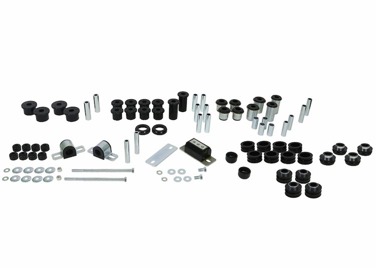REV002.0168 Front/Rear Suspension Bushings for 1995-2003 Chevy S10, 1992-2003 GMC Sonoma