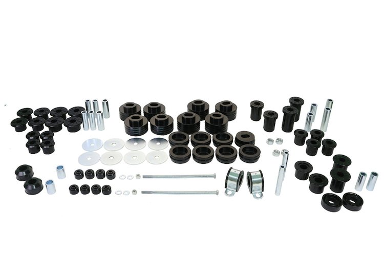 REV002.0218 Front/Rear Bushing Kit Fits Select Chevy Silverado 2500 HD, Chevy Silverado 3500 HD, GMC Sierra 2500 HD, GMC Sierra