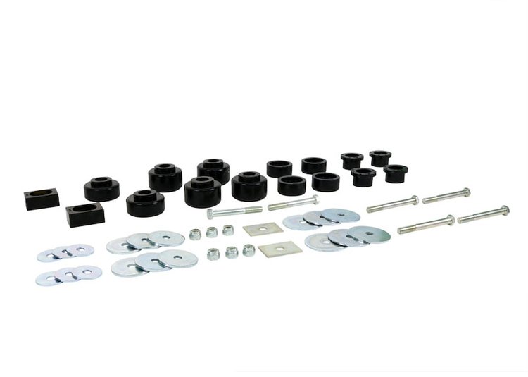 REV220.0046 Front and Rear Body Mount Bushings for 1997-2003 Ford F-150, 1997-1999 Ford F-250