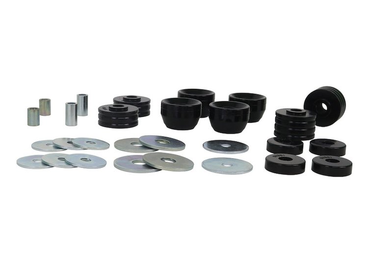 REV220.0106 Front Body Mount Bushing Assembly Fits Select Dodge RD200, Dodge D100, Dodge D200, Dodge D300, Dodge W100, Dodge