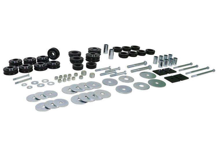 REV220.0108 Front Body Mount Bushings Fits Select Chevy C10 Suburban, Chevy C20 Suburban, GMC C15/C1500 Suburban, GMC C25/C2500