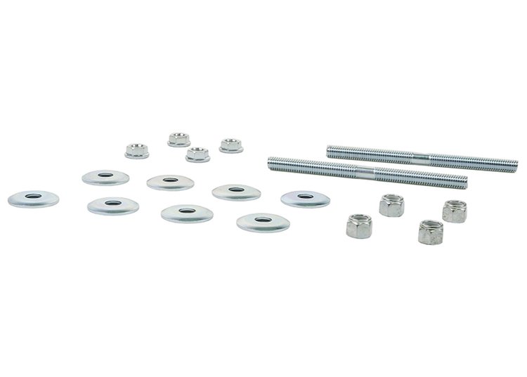 REV232.0004 Threaded Link Rod, L: 140 mm w/ Nuts & Washers (No Bushings)