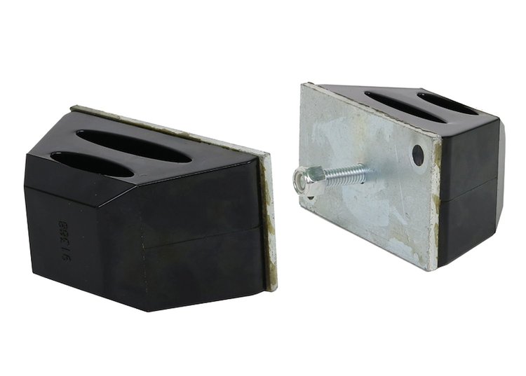 REV240.0012 Universal Bump Stops, H: 2.5 in., L: 4.5 in, W: 2.5 in.