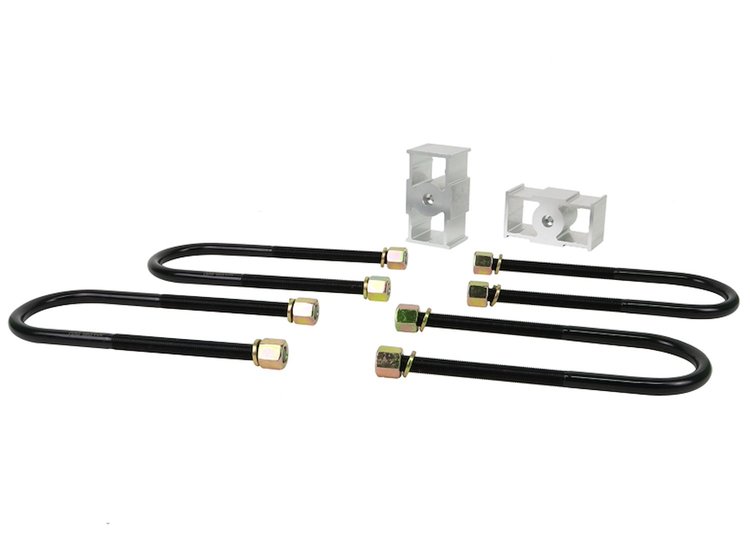 REV245.0002 Universal Leaf Spring Lowering Blocks, 2.0 in.