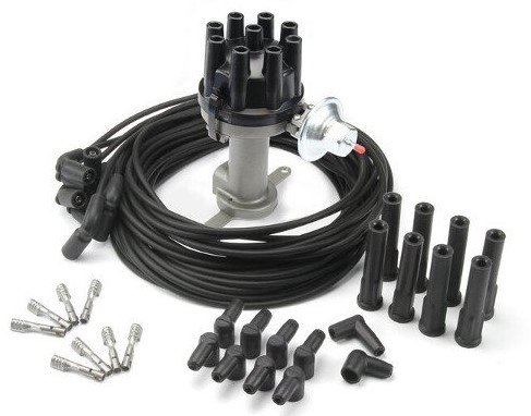 Ford Style GM LS Distributor and Plug Wire Kit