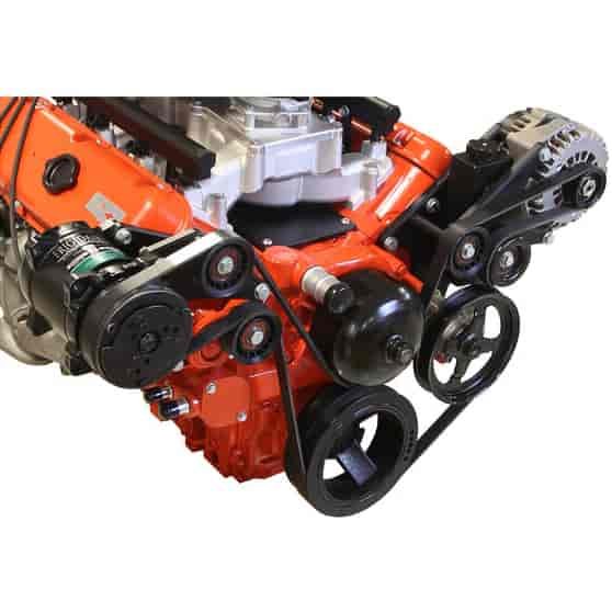 Engine Accessory Serpentine Drive Kit [GM LS F-Body/GTO Belt Line] with Power Steering, A/C & Alternator