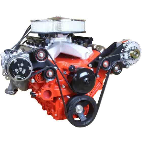 Engine Accessory Serpentine Drive Kit [GM LS Truck Belt Line] with A/C & Alternator