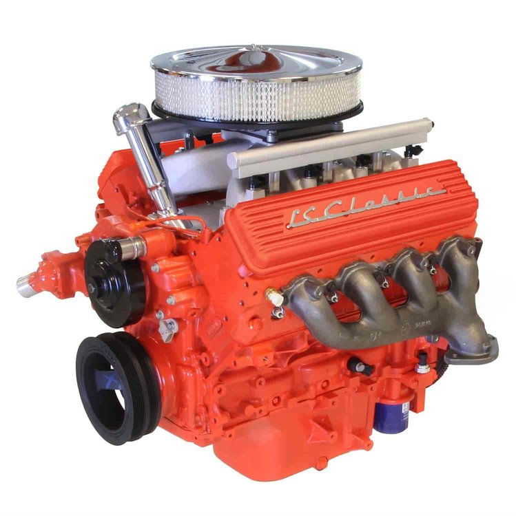 4150 14 in. Chrome Round Air Cleaner Crate Engine Package [495 HP]