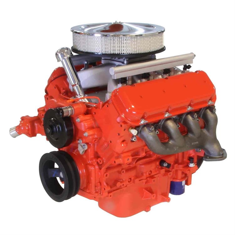 4150 14 in. Chrome Round Air Cleaner Crate Engine Package [495 HP]