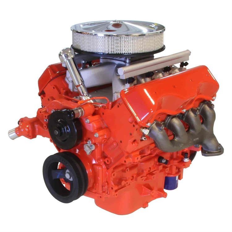 4150 14 in. Chrome Round Air Cleaner Crate Engine Package [495 HP]
