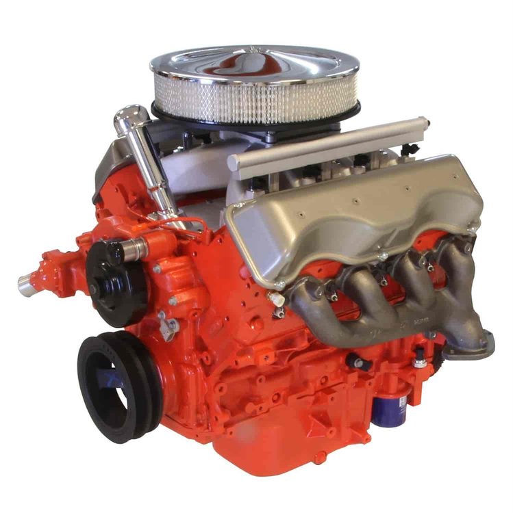 4150 14 in. Chrome Round Air Cleaner Crate Engine Package [495 HP]