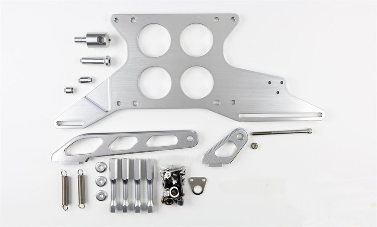 1010117 Push/Pull Throttle Cable Mounting Bracket And Spring Return Kit