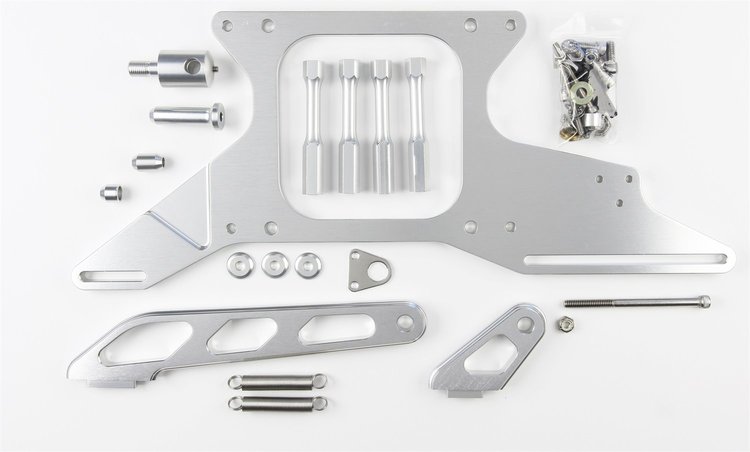 1010127 Push/Pull Throttle Cable Mounting Bracket And Spring Return Kit