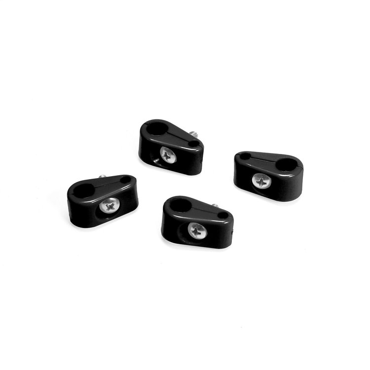 20-357-11 Double Place T Clamp, 3/8 in.-3/16 in, 4 Pieces, Black