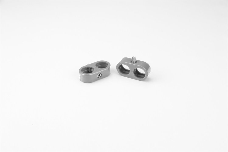 20-835-19 Heater/AC T Clamp, 15/16 in.-15/16 in, 5/8 in.-5/8 in. ID, 2 Pieces, Gray